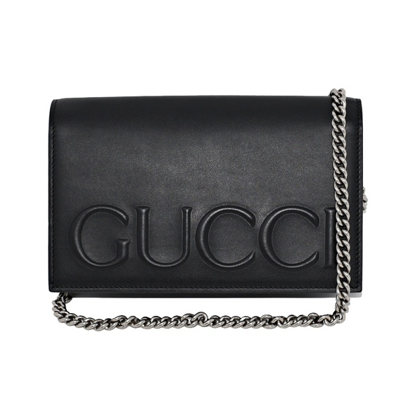 Gucci Handbags - NEW GUCCI XL LOGO LEATHER CROSS-BODY BAG